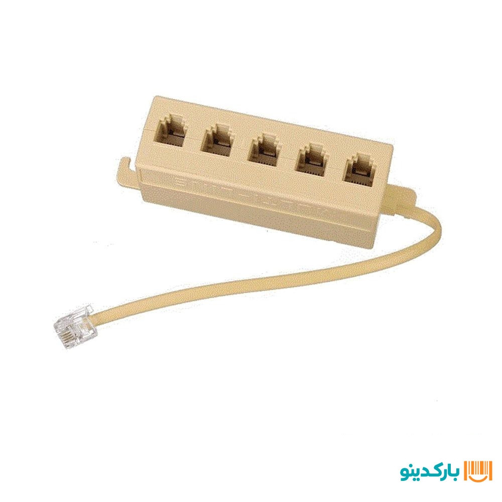 تبدیل سوکت  1 به 5 تلفن