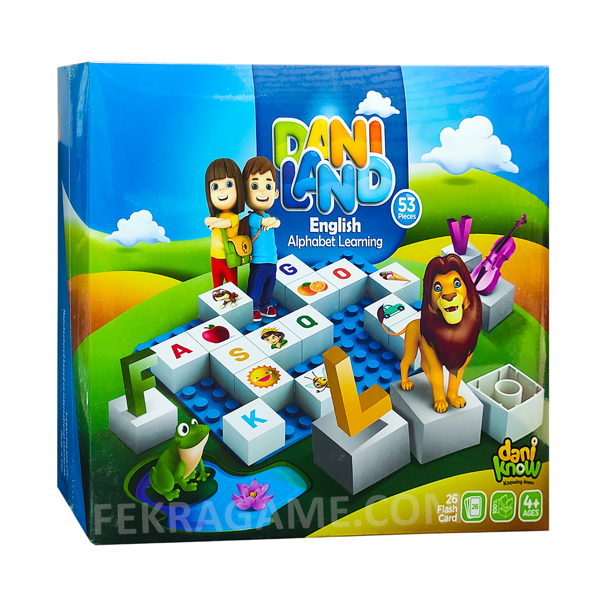 بازی آموزش الفبای انگلیسی دانی لند (نو، قسطی، با تخفیف) 