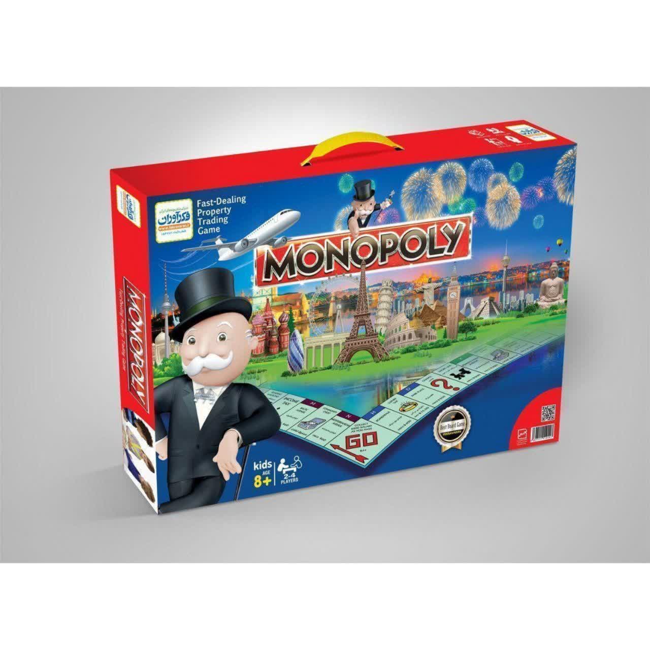 بازی مونوپولی کلاسیک فکرآوران (نو، قسطی، با تخفیف) 