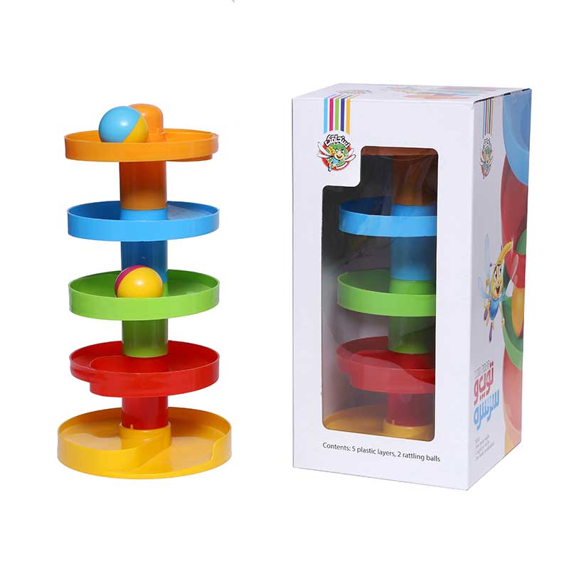 بازی توپ و سرسره 5 طبقه سنجاقک (نو، قسطی، با تخفیف)