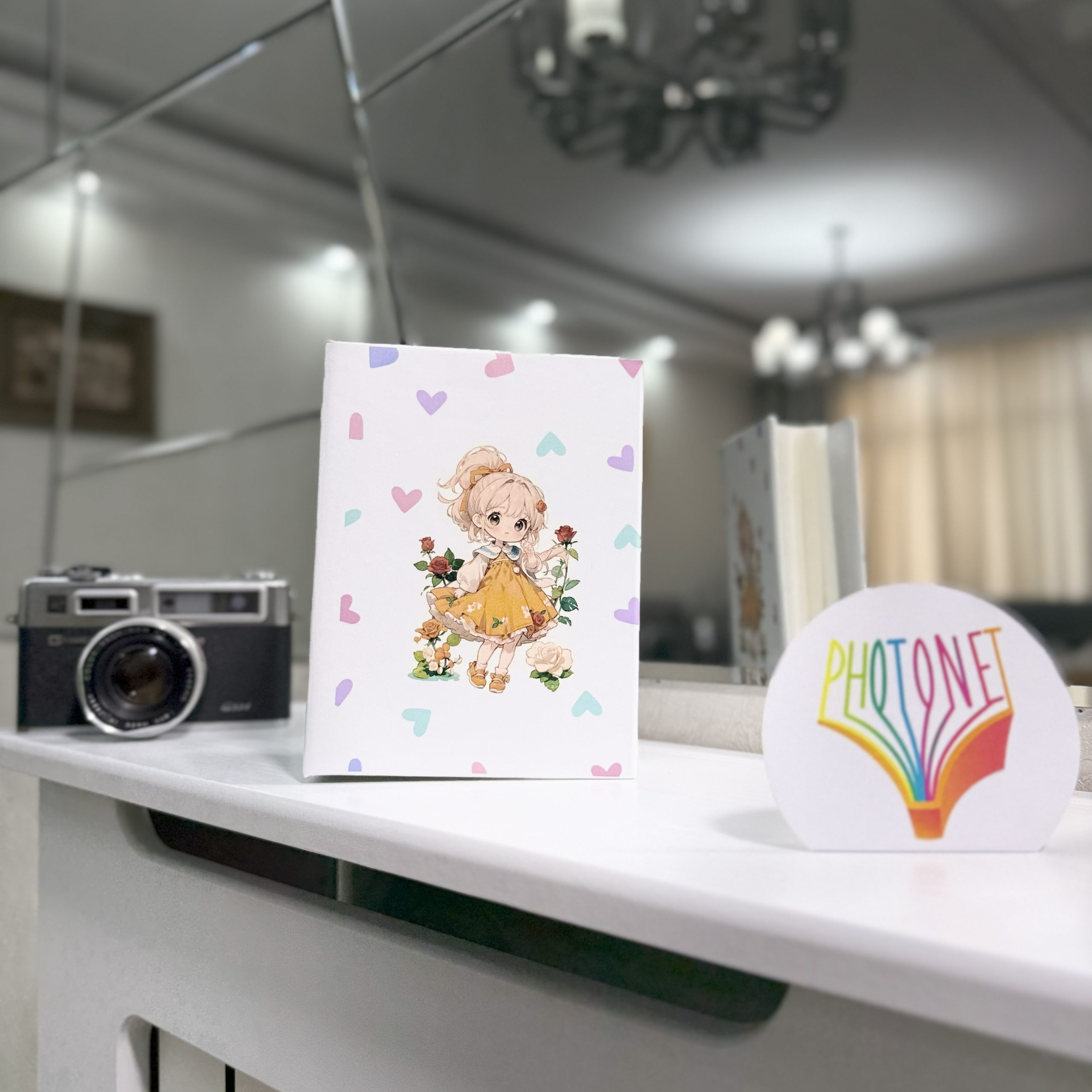 آلبوم پاکتی کودک 100 تایی 15×10 دختر و گل