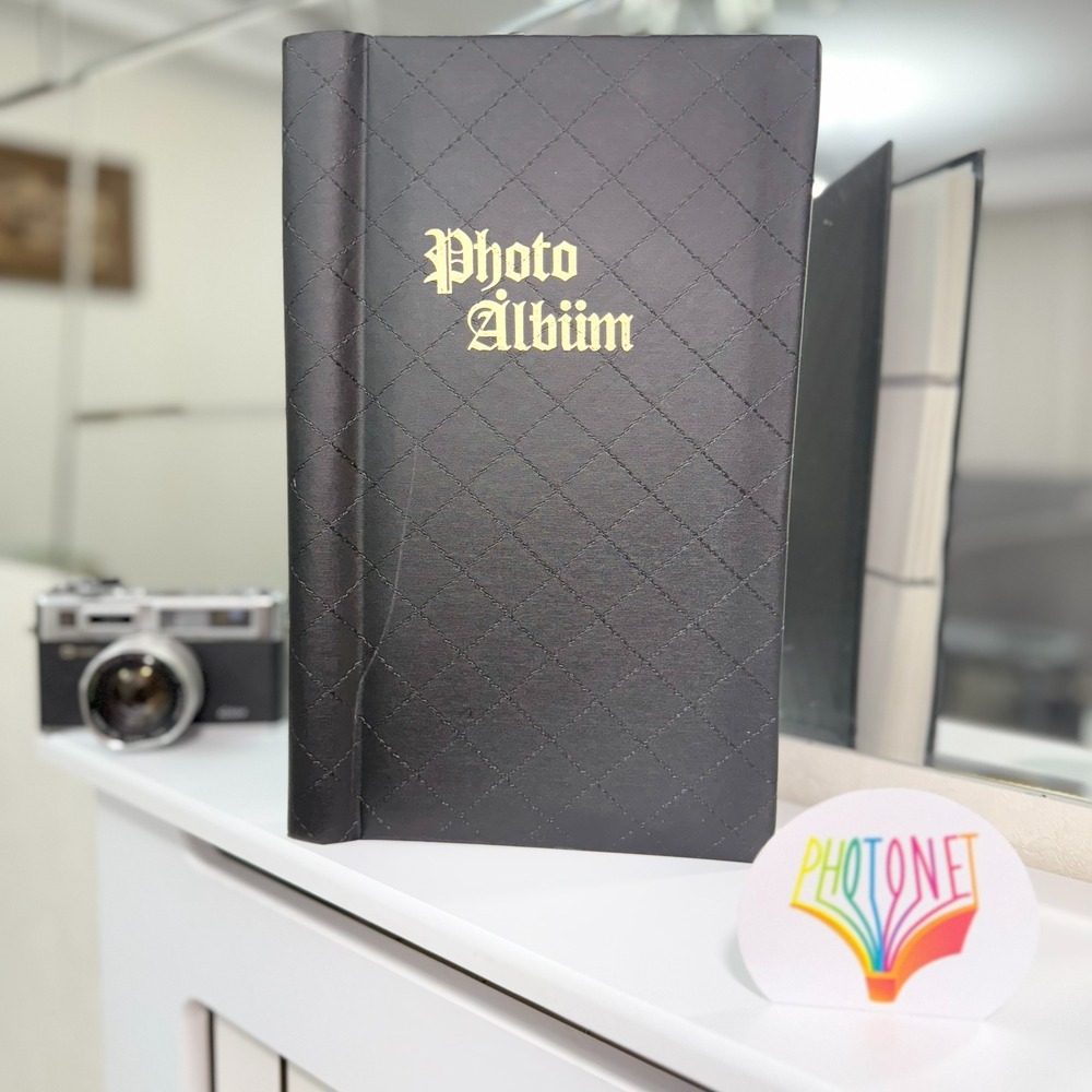 آلبوم پاکتی بزرگسال 300تایی 15×10 لوزی مشکی