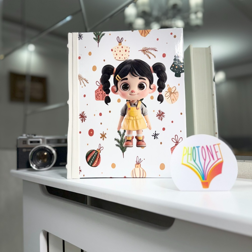 آلبوم فریم دار کودک 21×16 دختر مو بافت