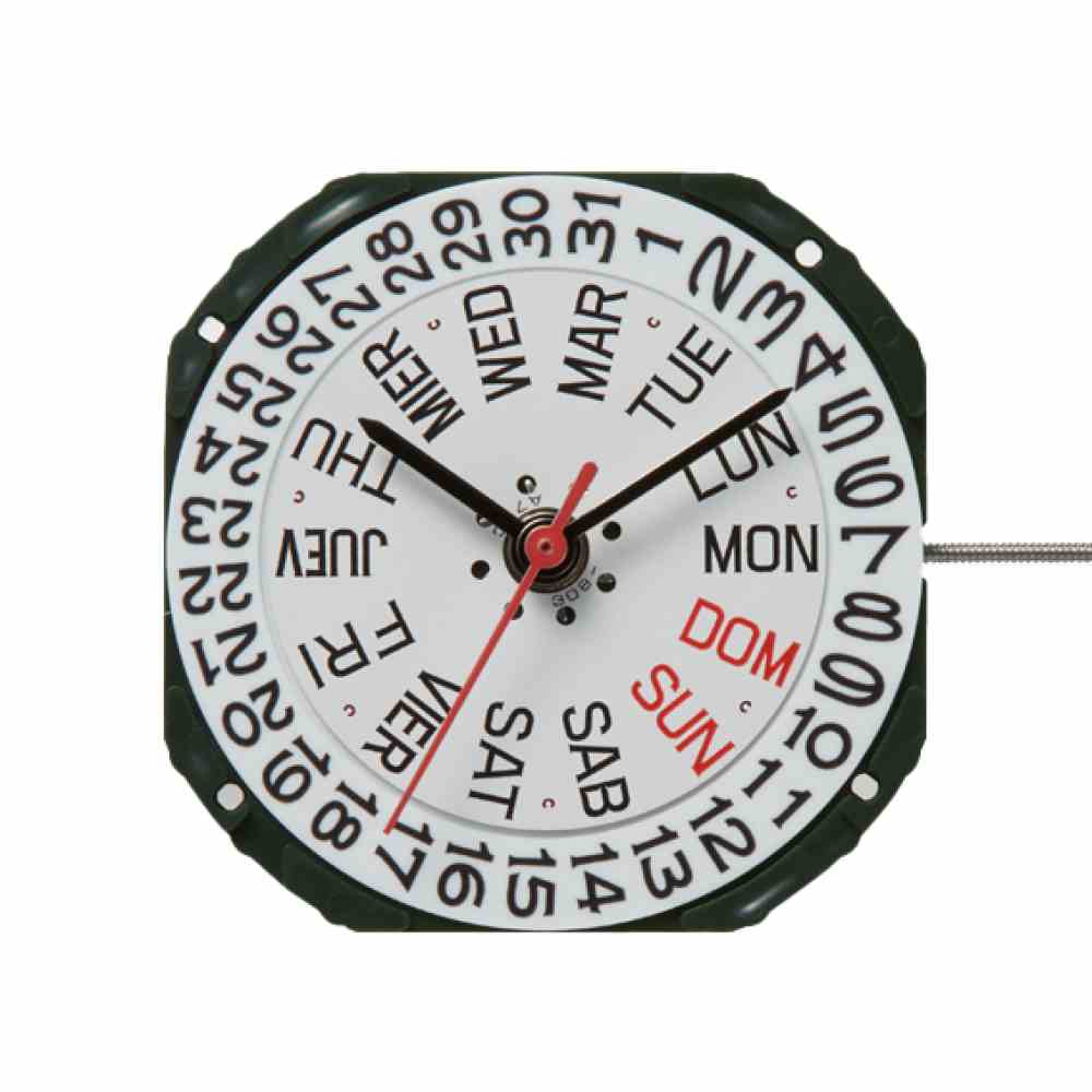 موتور ساعت مچی مردانه دو تقویم میوتا MIYOTA 2305