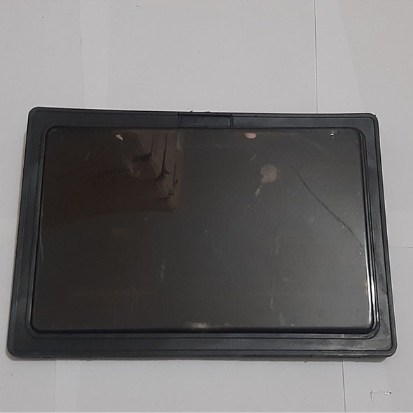 قاب پلاک دودی طلق دار (پس کرایه)