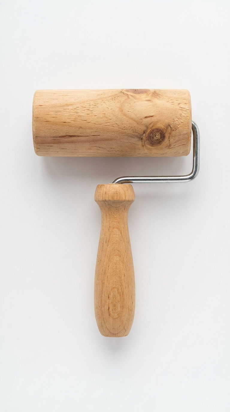 وردنه چوبی وارداتی غلطکی | وردنه خمیر پیتزا و شیرینی – سورپرایز گالری