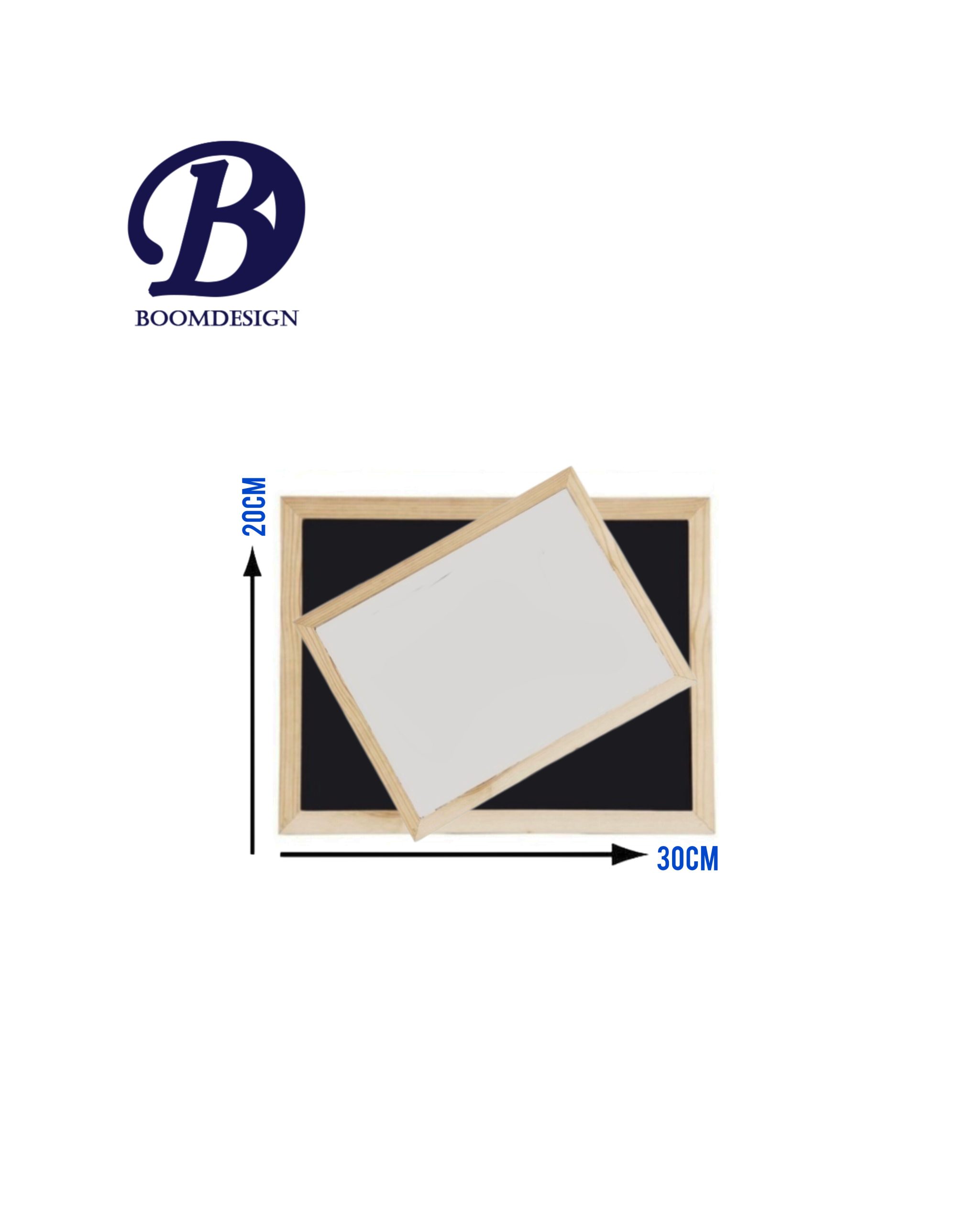 تخته سیاه و وایت برد دوطرفه سایز 30×20
