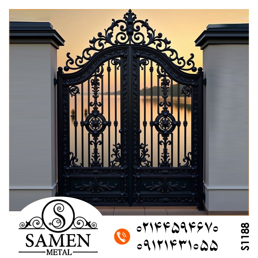 درب پارکینگ فرفورژه کد S1188