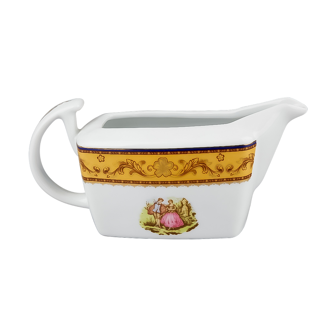 سس خوری چینی طرح کویین لمونژ طلایی برند تقدیس