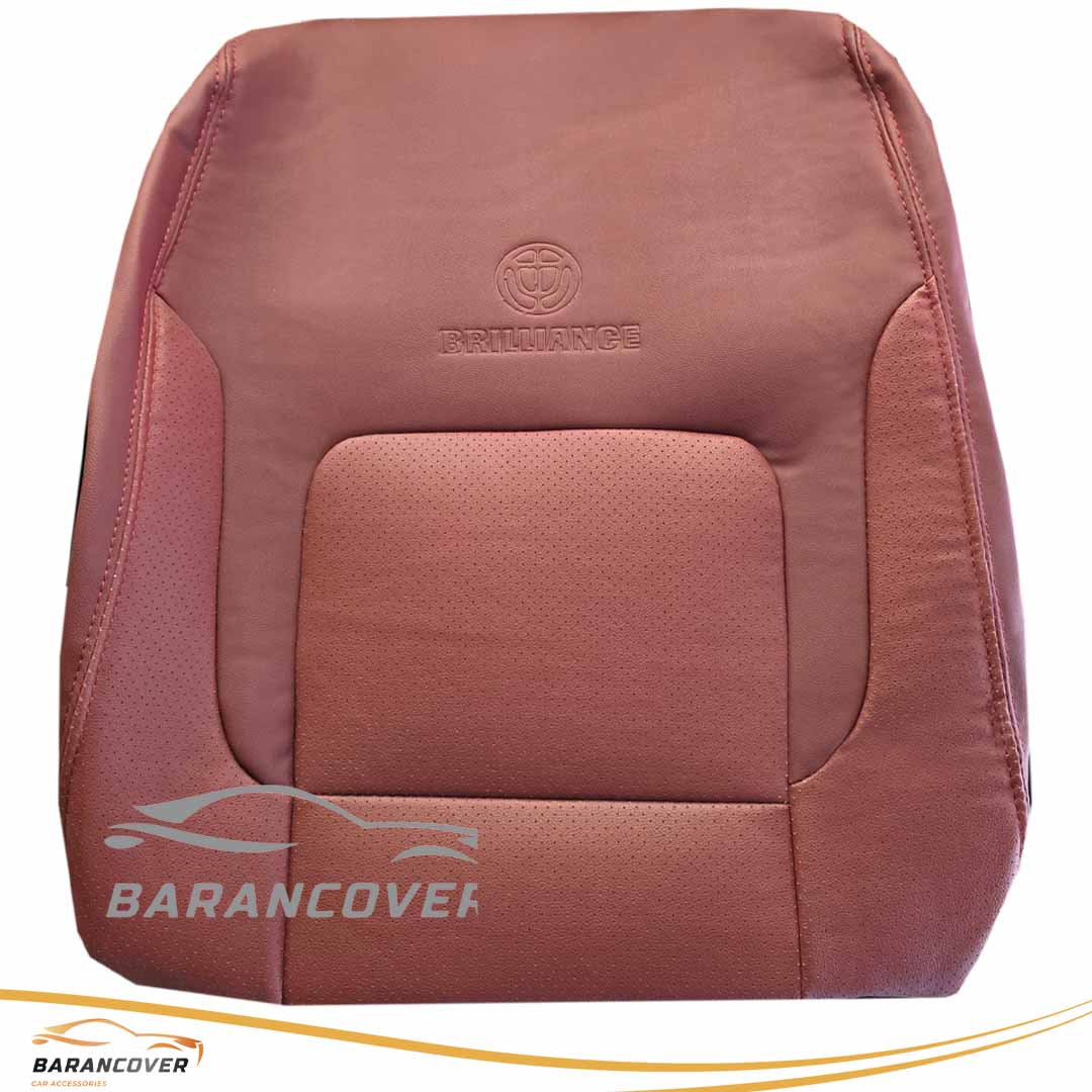 روکش صندلی برلیانس H320 چرم رنگ زرشکی