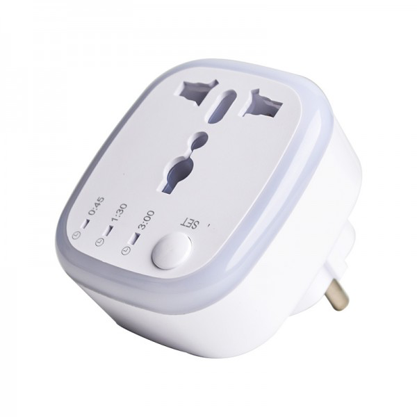 تبدیل برق هوشمند هیسکا CH-4 (پریز تایمردار) 