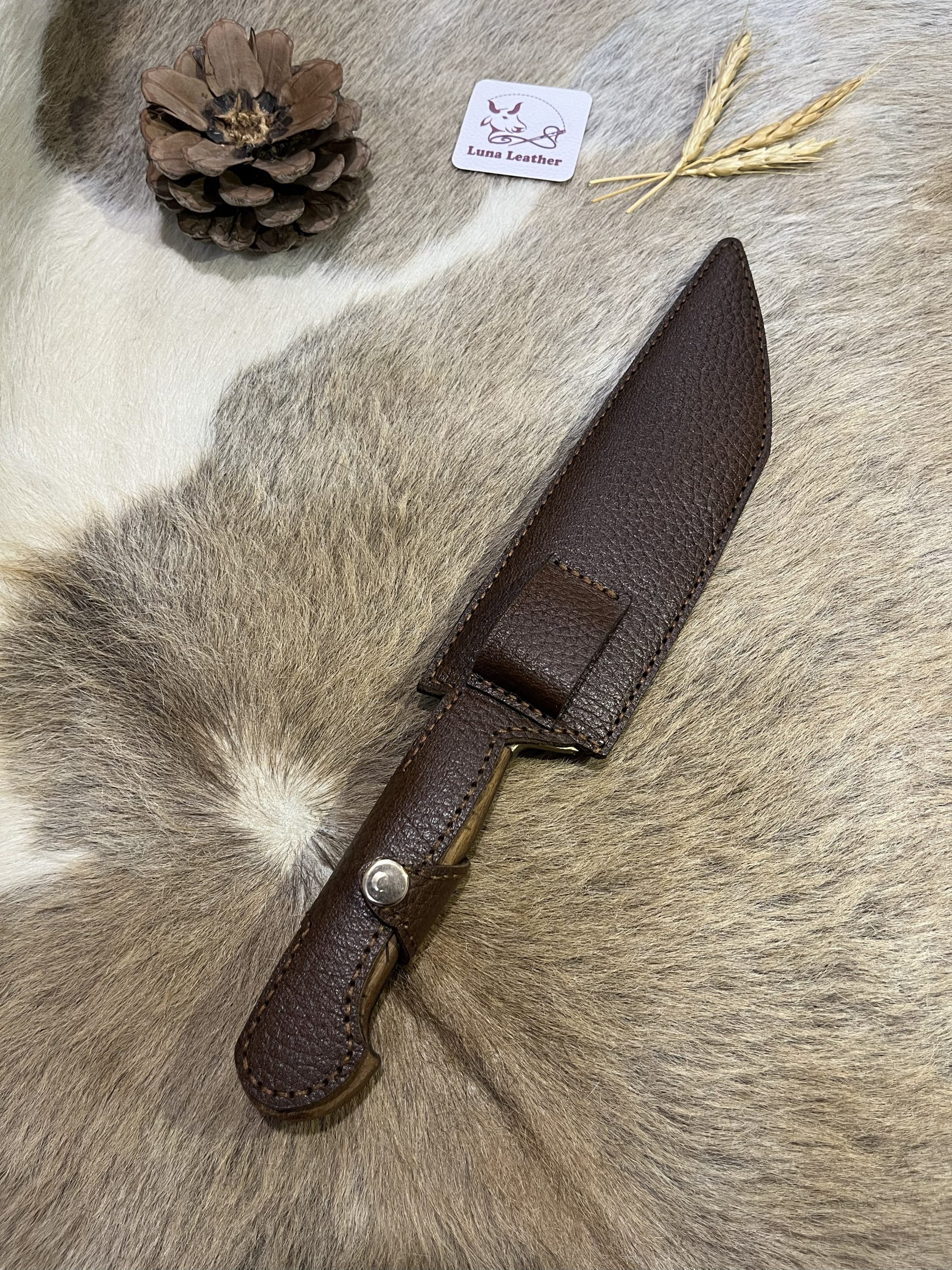 غلاف چاقو کمری چرم