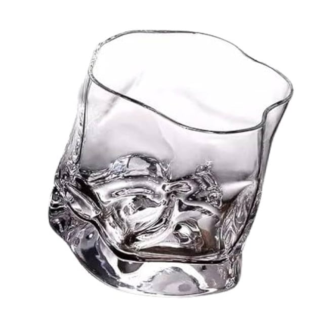 نیم لیوان بلور لانگ شو مدل LXZS 0614 دفرمه بسته 6 عددی