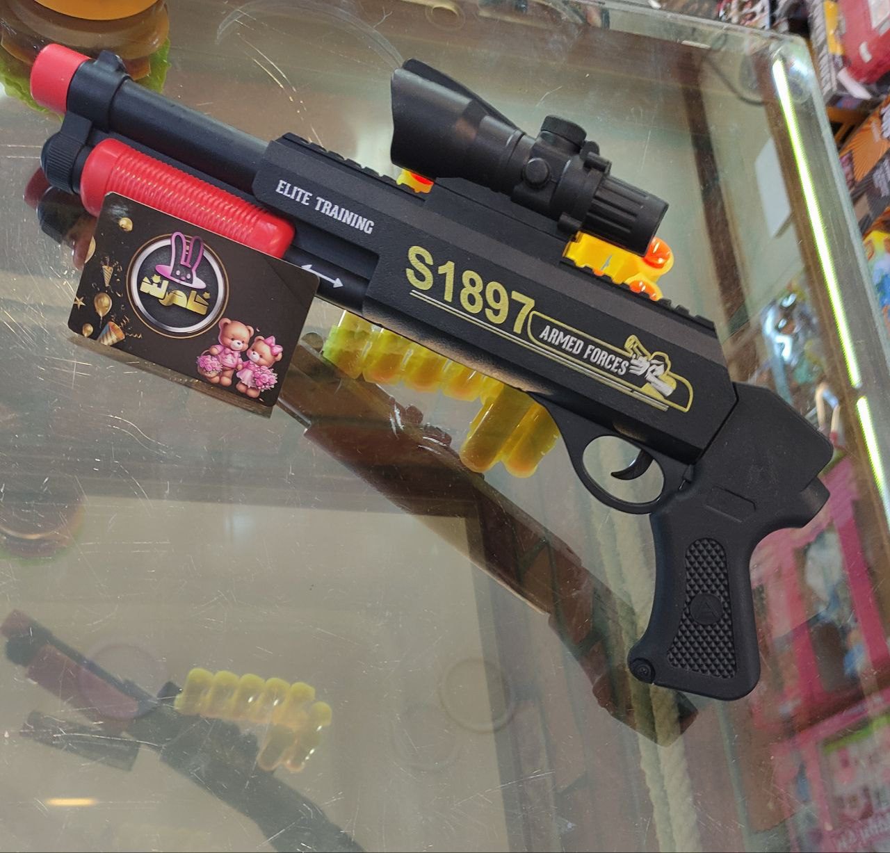 تفنگ تیر ژله ای