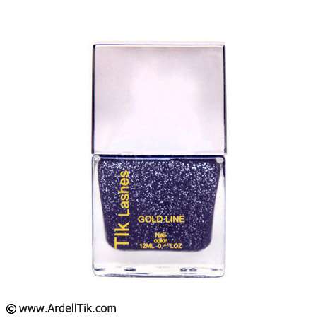 لاک ناخن تیک - 2089-Black-Excel اکلیلی نقره ای