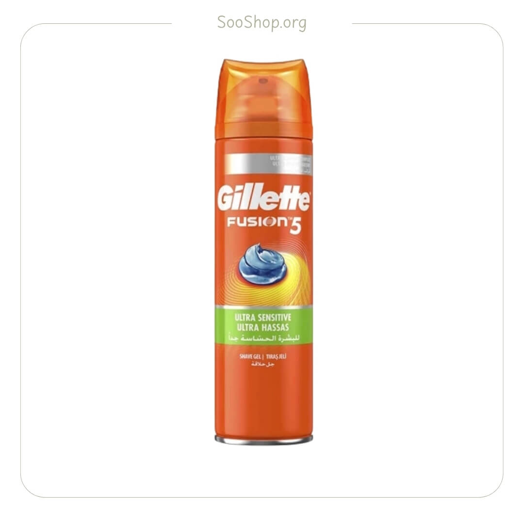 ژل اصلاح ژیلت مدل Fusion Sensitive (اصل) | Gillette Fusion Sensitive Shave Gel