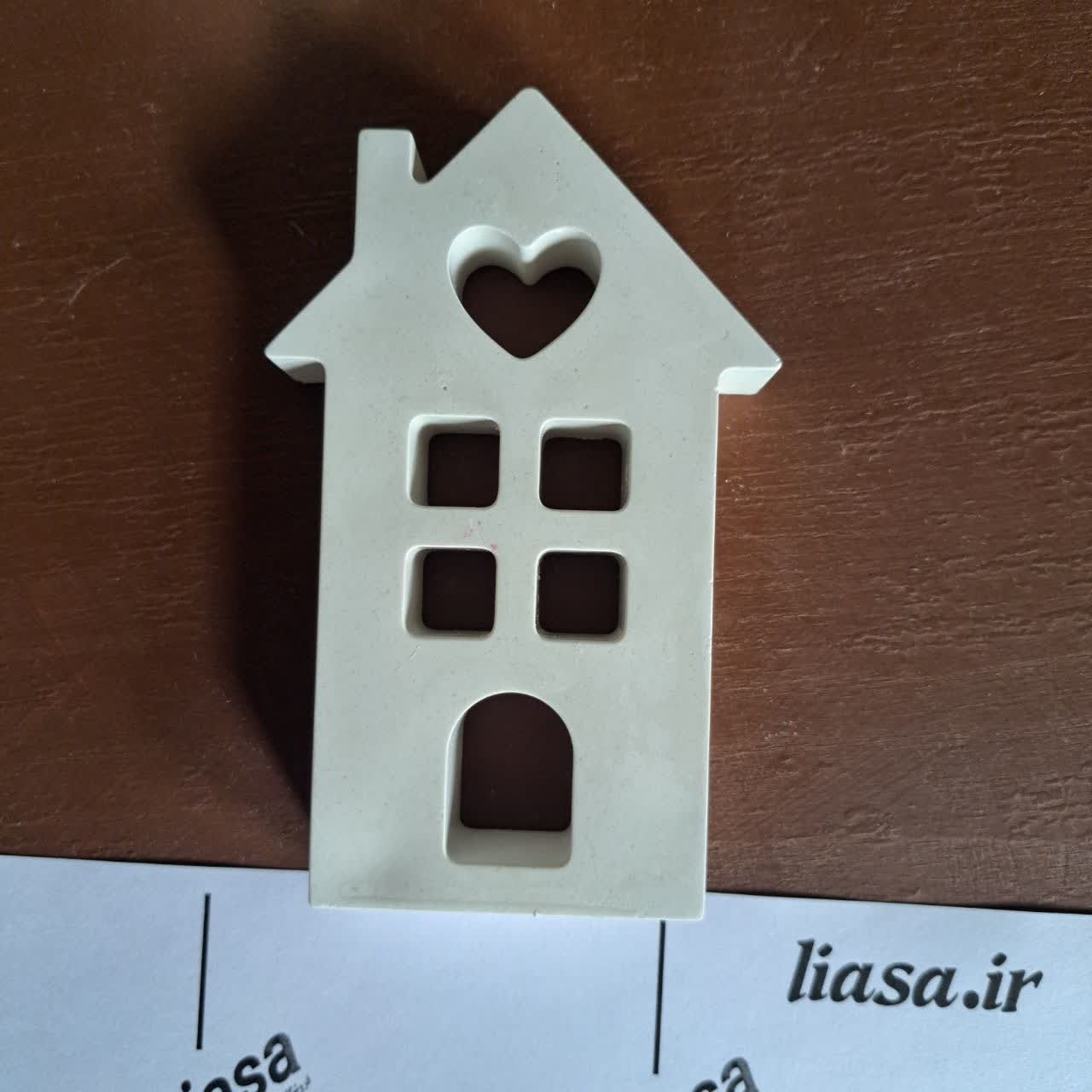 قالب سیلیکونی کلبه عشق مخصوص سنگ مصنوعی رزین و شمع