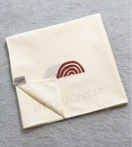 روانداز نوزادی رنگین کمون آجری