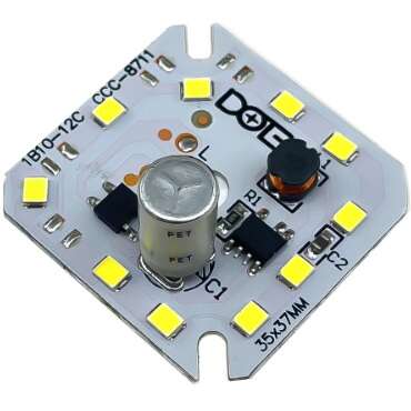LED DOB مهتابی 220VAC 10W مربعی 35x37mm