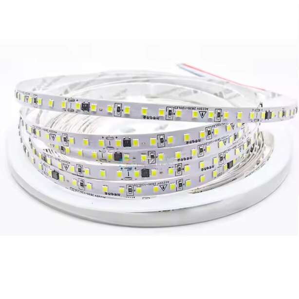 ریسه LED سفید مهتابی 8 میلی متری 2835 با تراکم 120 ولتاژ 220 ولت AC - طول 1 متری