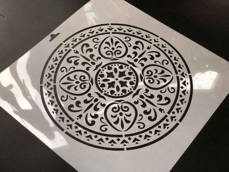 شابلون مینی ماندالا 20*20 (11431)