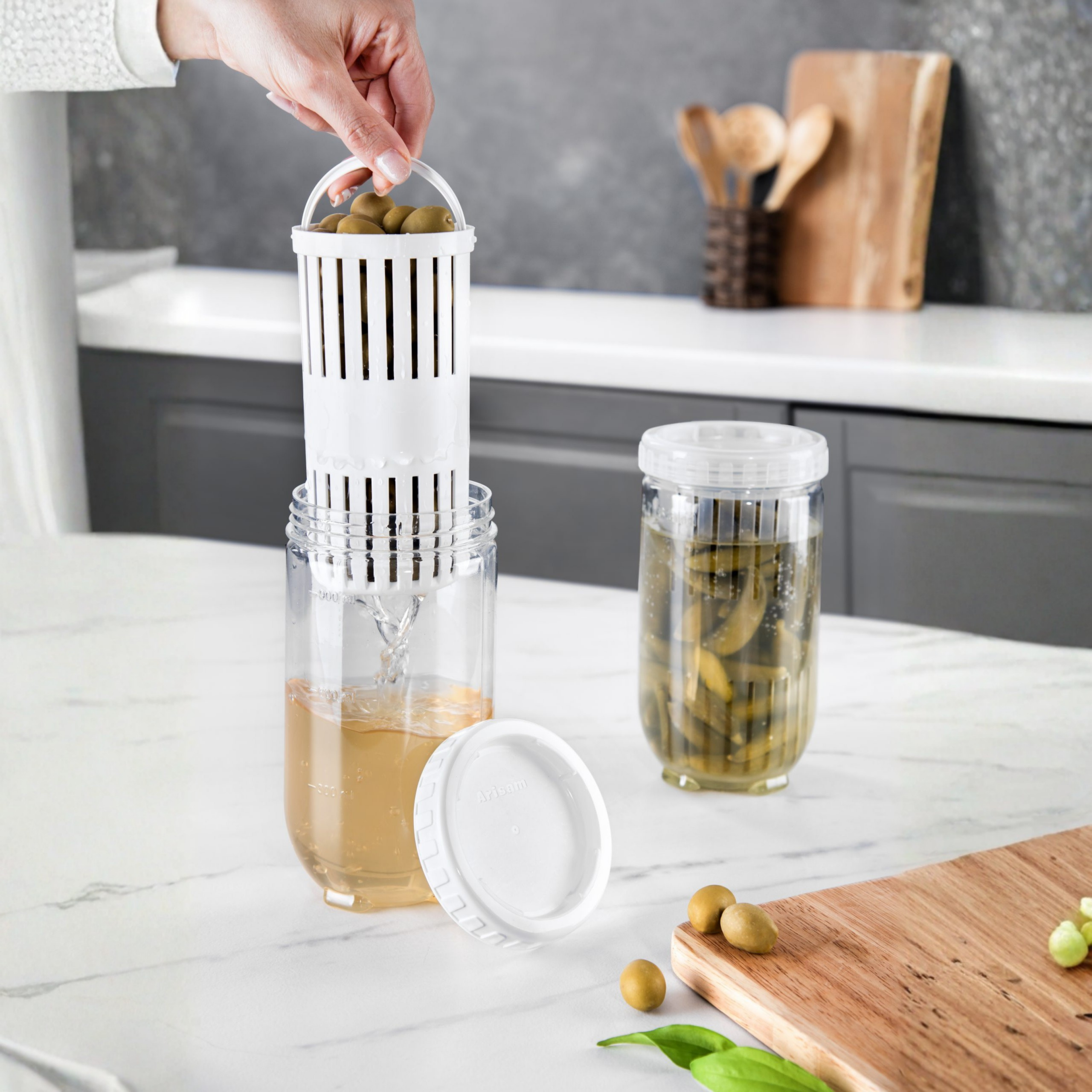 ظرف نگهدارنده زیتون آریسام سایز 3 کد 246