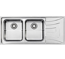 سینک ظرفشویی استیل البرز 736 توکار