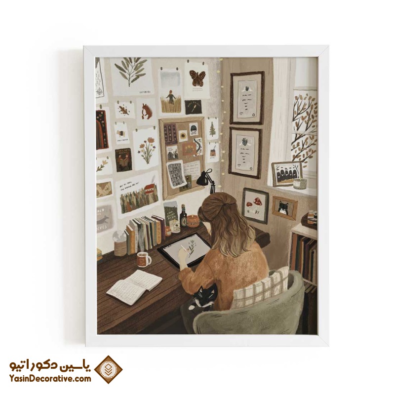 تابلو دکوراتیو مدل SFW2102 دخترانه