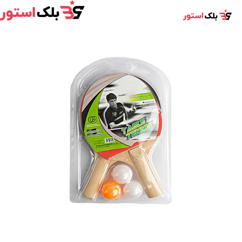 راکت پینگ پنگ TABLE TENNIS بسته 2 عددی مدل ویلسون