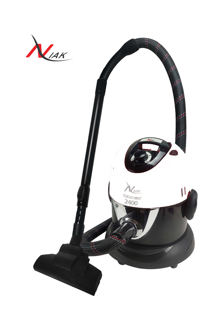 جارو سطلی توربو سیم جمع کن دار سفید نیاک