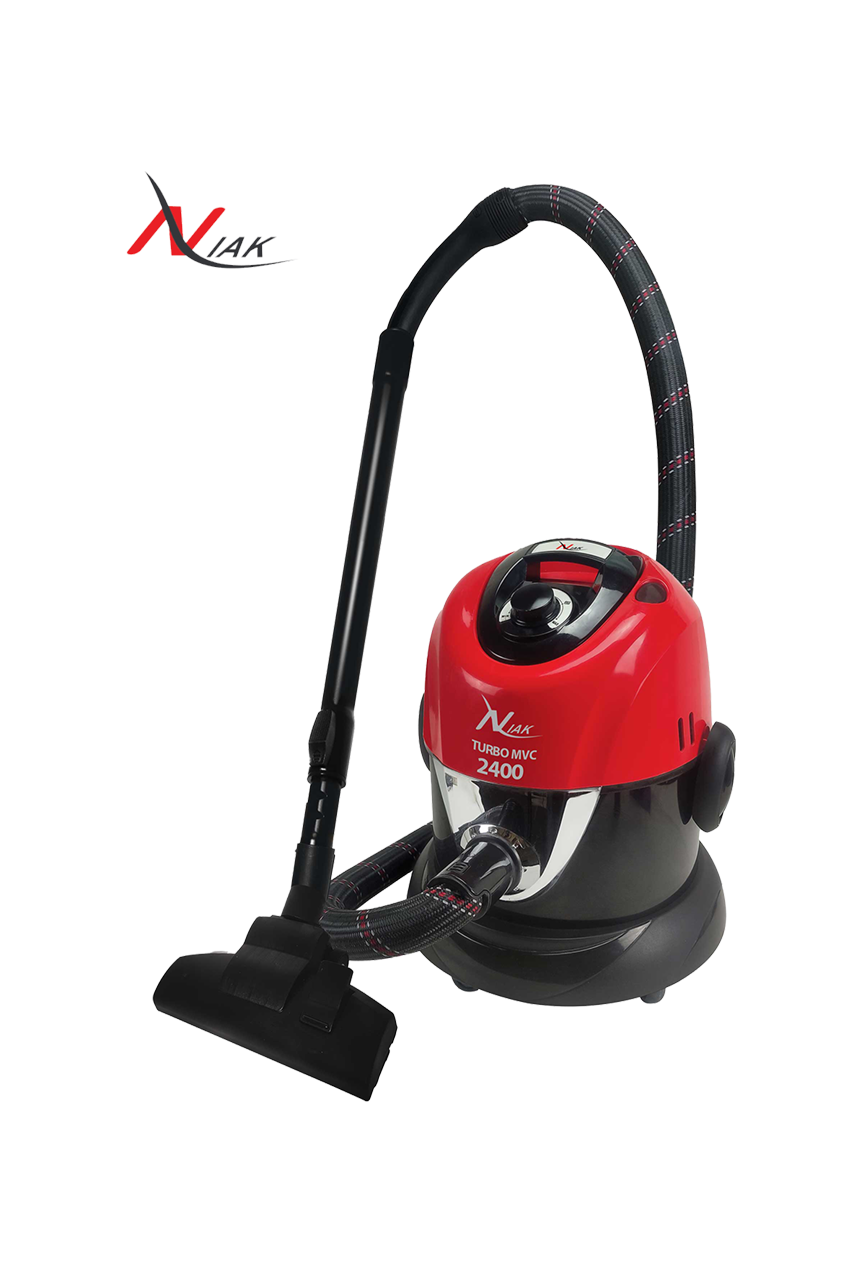 جارو سطلی توربو سیم جمع کن دار قرمز نیاک