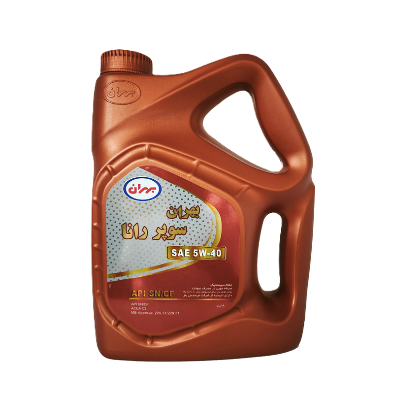 روغن موتور خودرو بهران سوپر رانا مدل (5W40) SN حجم 4 لیتر