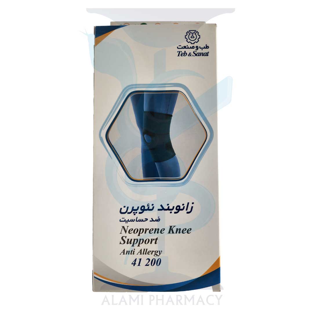 زانو بند نئوپرن طب و صنعت کد 41200