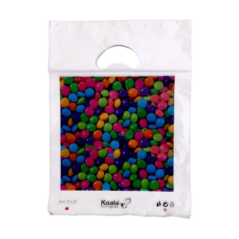 کیسه خرید کوالا طرح اسمارتیس سایز 18 در 26 بسته 100 عددی