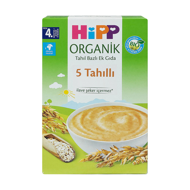 غذای کمکی کودک پنج غله بدون شیر هیپ - 200 گرم