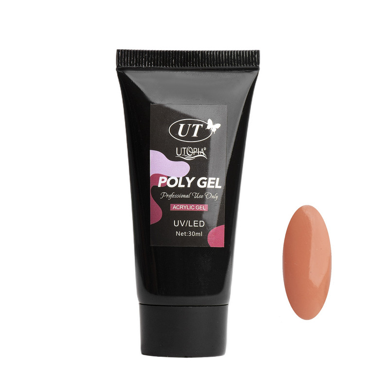 پلی ژل کاشت ناخن یوتی مدل 035 حجم 30 میلی لیتر رنگ هلویی