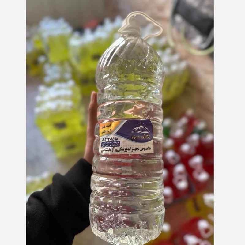 آب مقطر 2 لیتری 4 بار تقطیر شده (پس کرایه) مدل 1