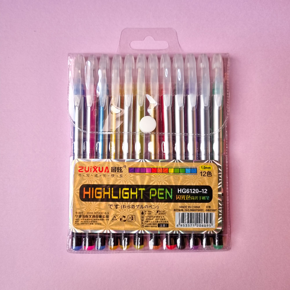 روان نویس اکلیلی برند ZUIXUA طرح Highlight pen