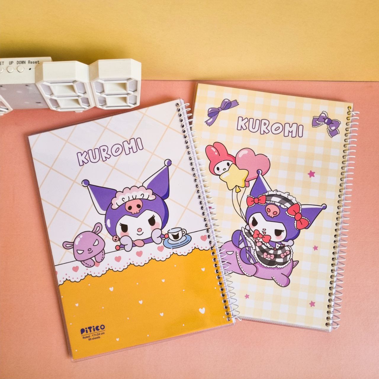 دفتر مجلد 60 برگ فانتزی Pitico مدل Kuromi کد 327مدل 2