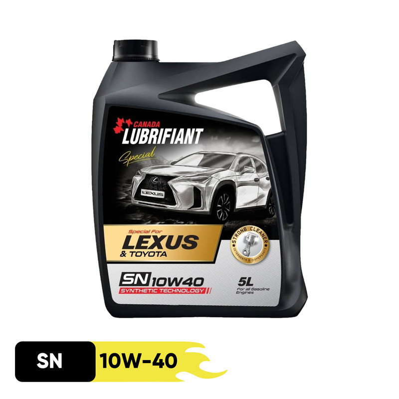 روغن موتور کانادا لوبریفنت مدل اسپیشیال 10W40 SN TOYOTA  LEXUS حجم 5 لیتر
