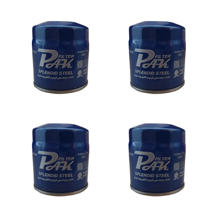 فیلتر روغن پاک مدل 923 مناسب برای پژو 405 بسته 4 عددی