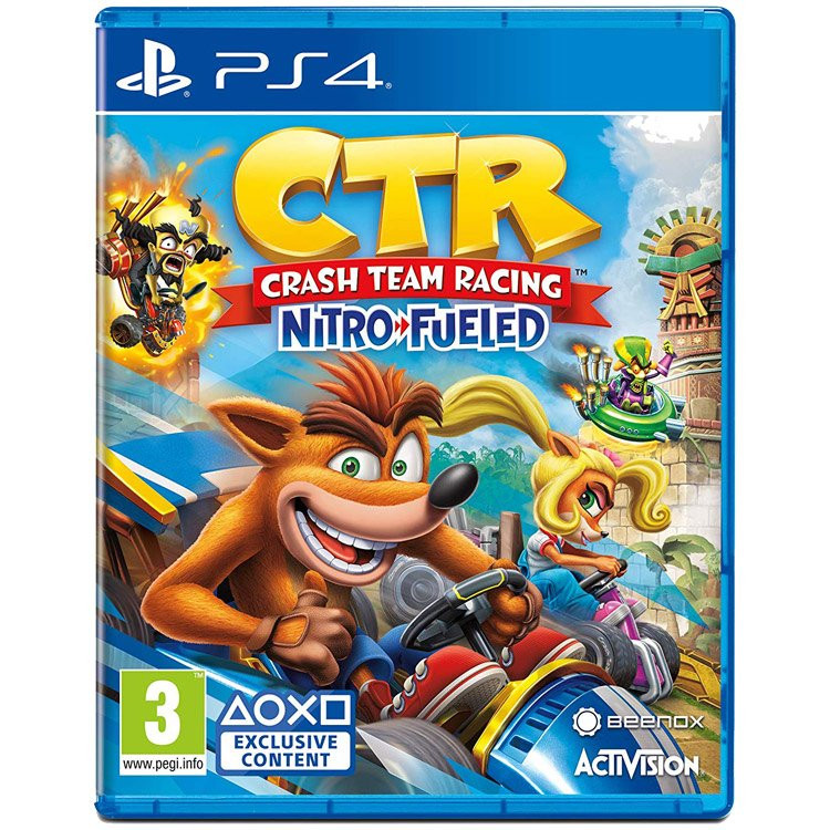 بازی سونی مدل Crash Team Racing Nitro-Fueled مخصوص PS4