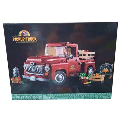 لگو ساختنی تکنیک پیکاپ کشاورزی آفرود 1677 قطعه آیتم 10092 Technic model  Farmers Off-road Pickup Truck