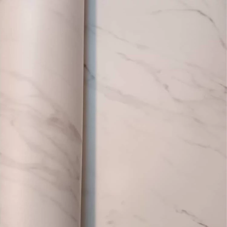 برچسب کابینت طرح سنگ سوپرمات سفید رگه طوسی ضخیم - 3546مدل 1