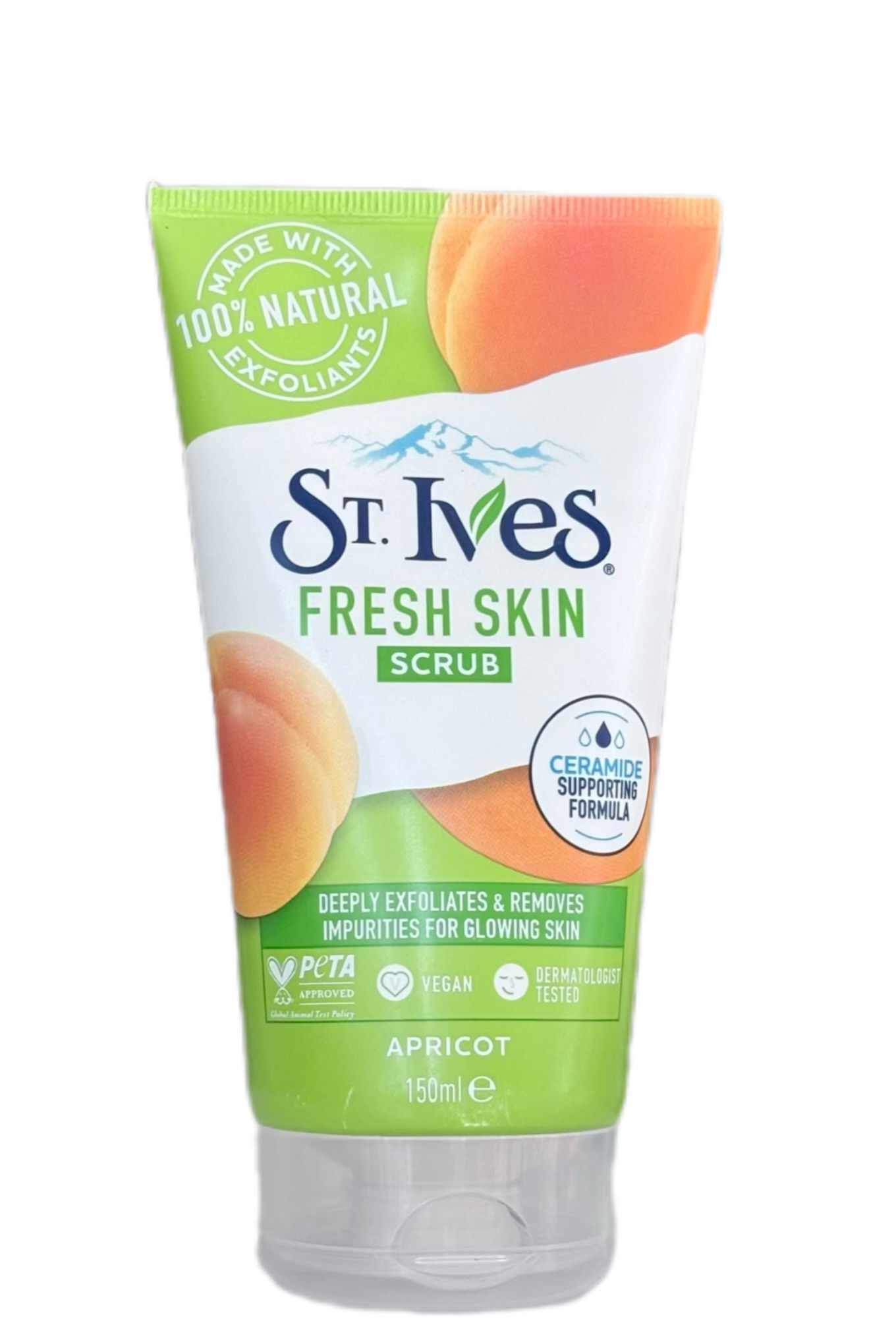 اسکراب لایه بردار پوست اس تی.ایوز مدل زردآلو وزن 150 گرمی