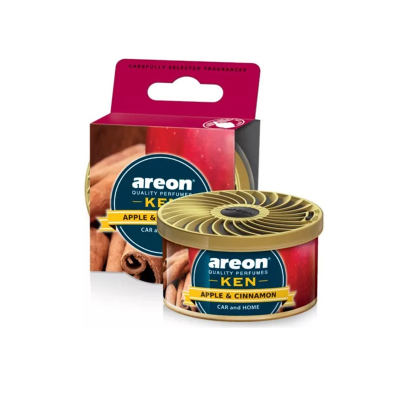 خوشبوکننده کنسروی خودرو آرئون مدل ken با رایحه سیب و دارچین وزن 30 گرم