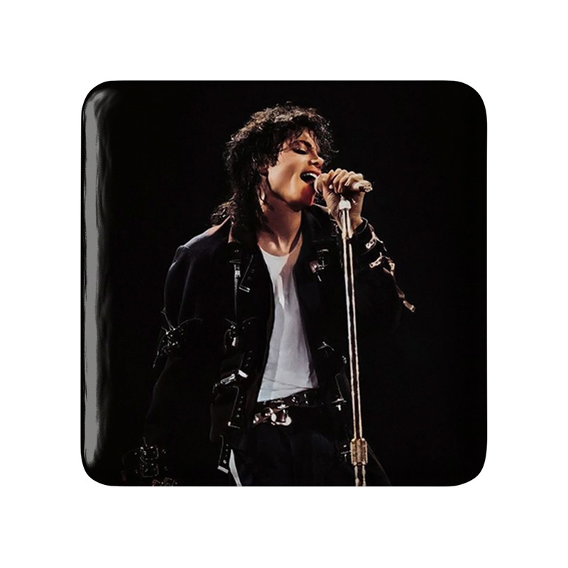 مگنت خندالو طرح مایکل جکسون Michael Jackson مدل مربعی کد 19229 ارسال فوری