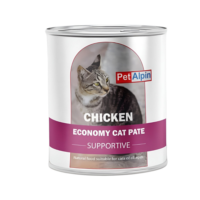 کنسرو گربه پتالپین مدل Eco طعم مرغ وزن 800 گرم