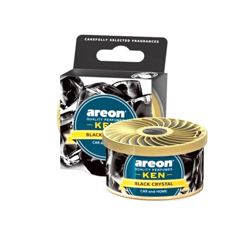 خوشبوکننده کنسروی خودرو آرئون مدل ken با رایحه black crystal وزن 30 گرم
