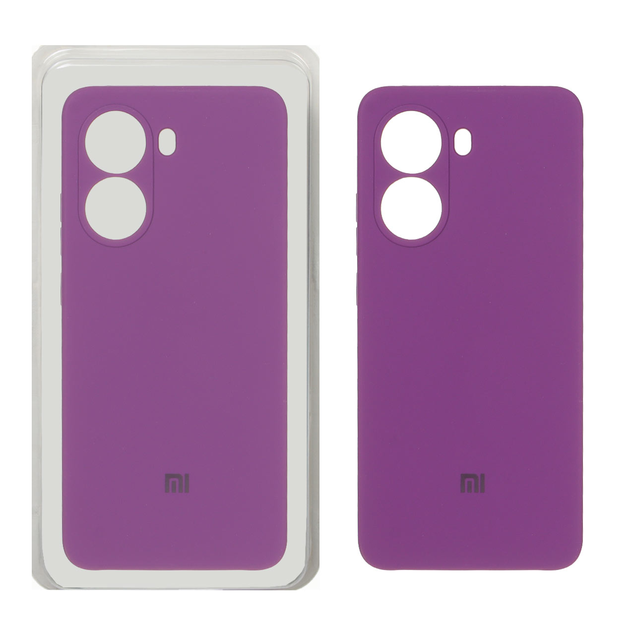 قاب گوشی سیلیکونی پاک کنی اورجینال ضد لکه Poco X7 Pro- ارغوانی